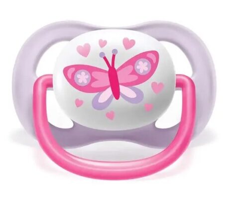 Chup Ultra Air individual  0-6 - Borboleta Rosa/ SCF081/02