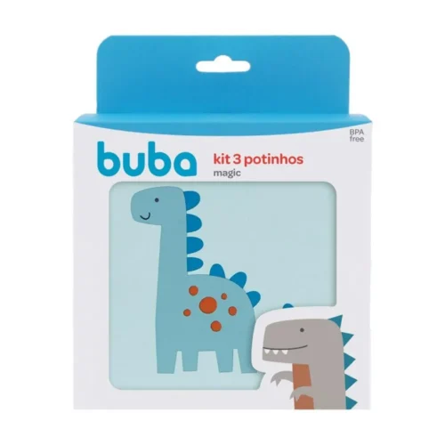 KIT 3 POTINHOS MAGIC DINO