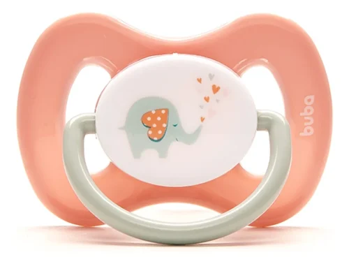 CHUPETA BUBA COMFORT TAM.1 ELEFANTINHO ROSA