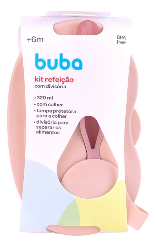 KIT REFEICAO COM DIVISORIA ROSA