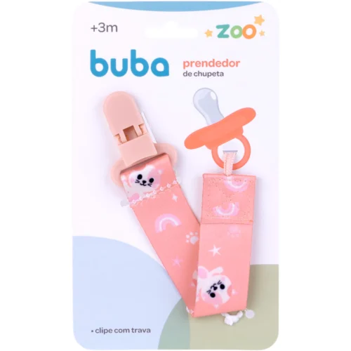 PRENDEDOR DE CHUPETA BUBA ZOO GATO