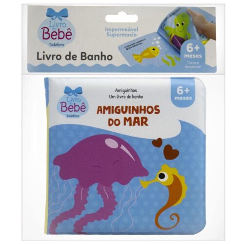 LIVRO DE BANHO AMIGUINHOS DO MAR